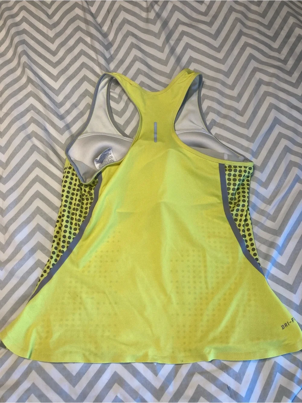 Lot Of 2 Nike Running Dri-Fit Racerback Tank Tops Womens M Sleeveless Sports Bra